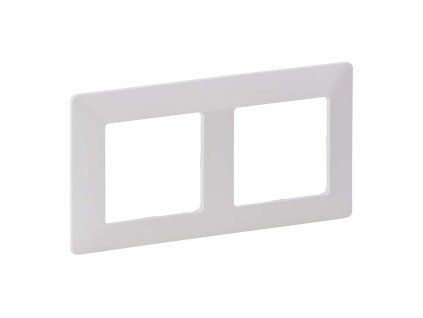 Legrand Valena Life 754002 dvojnásobný rámik pre vertikálnu a horizontálnu montáž biela