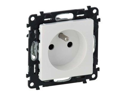 Legrand Valena Life zásuvka biela s clonkami 753180