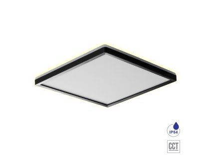 Stropné LED svietidlo Prezent Cordia SQ II. bielo-čierne 24W 27315