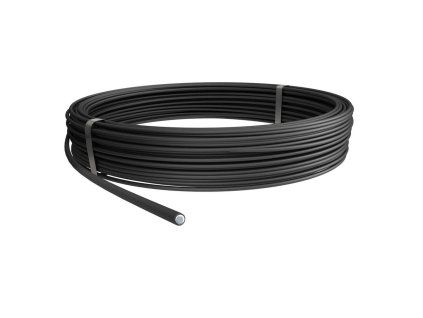Zvodový drôt ZIN O 10/13 mm FeZn s čiernou PVC izoláciou