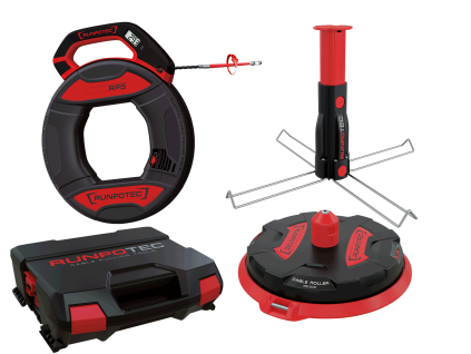 Sada RUNPOTEC RP5 30 m s počítadlom a odvíjač XB 300 Multi-Set 10224